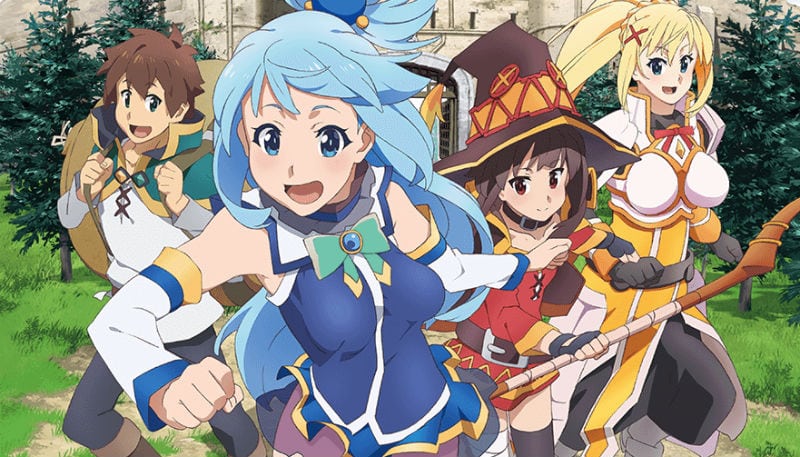 Konosuba/ Kono Subarashii Sekai Ni Shukufuku Wo (Season 1+2 + Movie)  English Dub