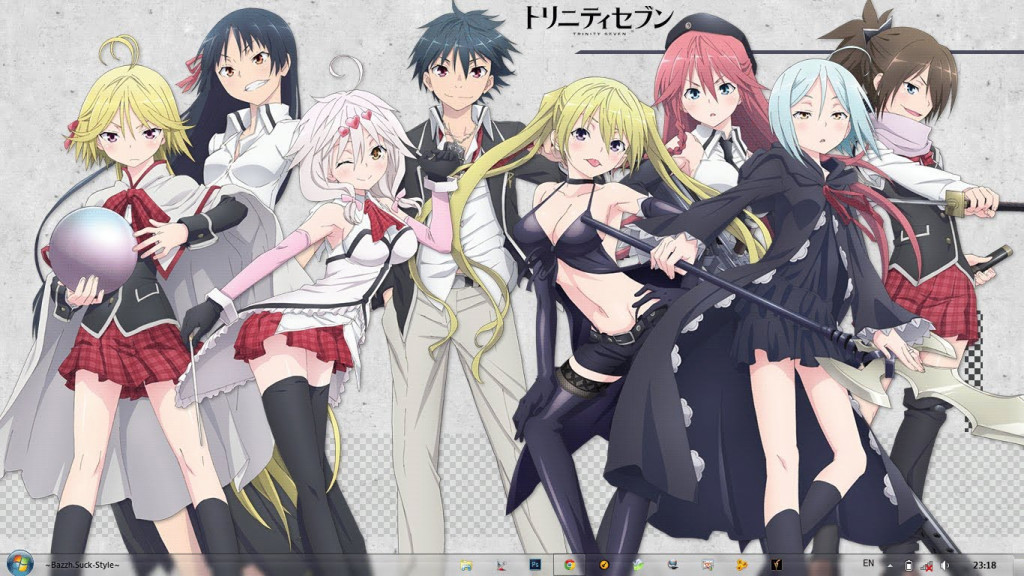 HD wallpaper Anime Trinity Seven Akio Fudo Arata Kasuga Arin Kannazuki   Wallpaper Flare