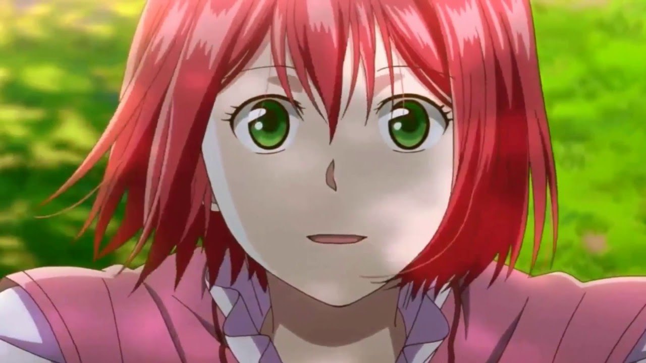 female anime characters with red hair