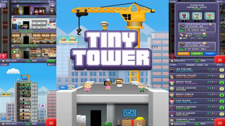 games like fallout shelter, tiny tower