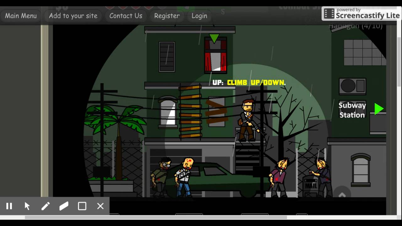 zombie flash game