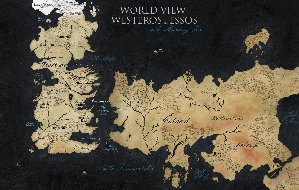 A Comprehensive Guide To The Map Of The Seven Kingdoms Of Westeros ...