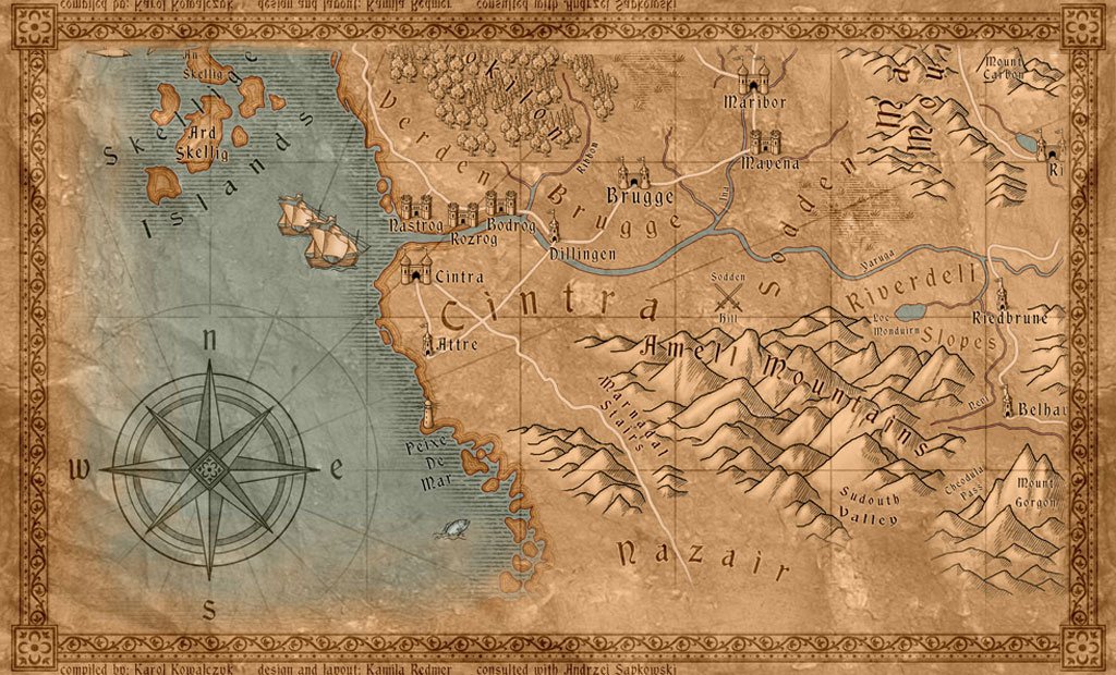 The Witcher Map, Explained  Netflix Series' The Continent Mapped