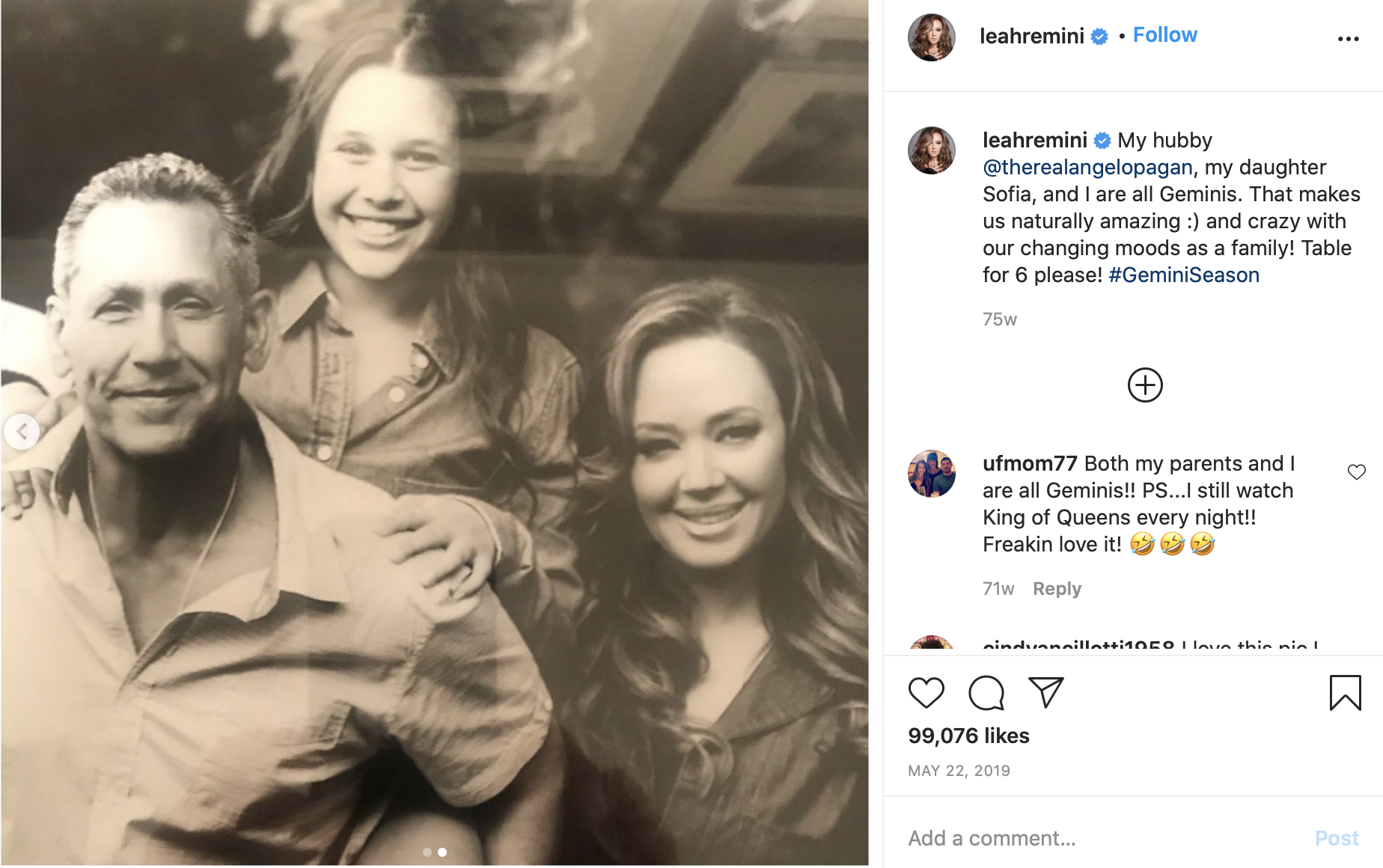 Reminis leah who mother is Leah Remini