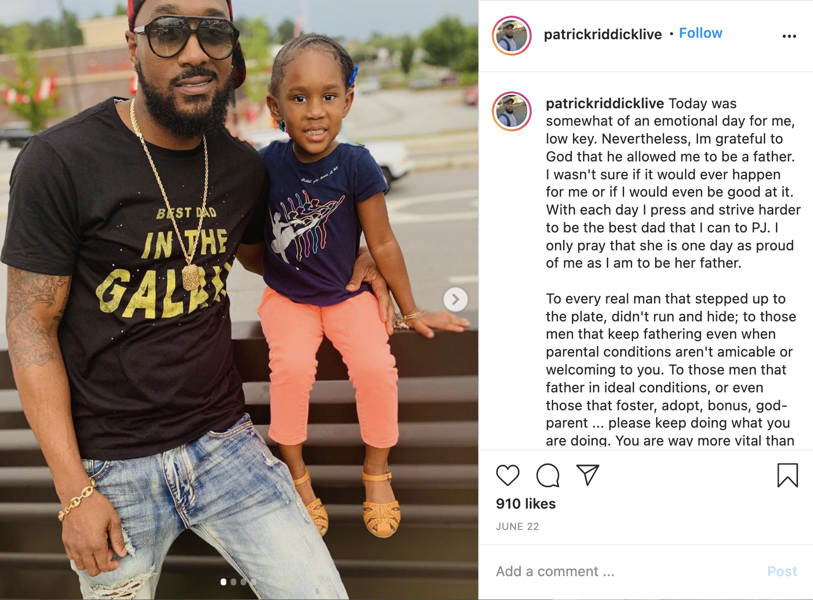 Patrick Riddick, Voices of Fire: Wife, Family, Kids