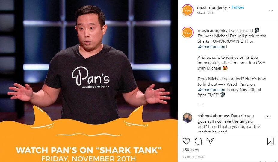 Pan's Mushroom Jerky Shark Tank Update Where Are They Now?