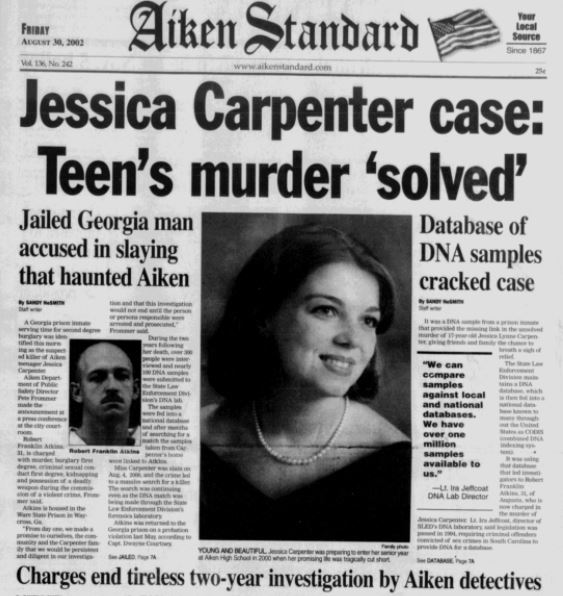 Jessica Carpenter's Murder: How Did She Die? Who Killed Jessica Carpenter?