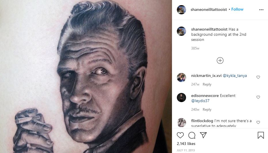 5 Beautiful Tattoos From Shane ONeill First Winner Of Ink Master   Tattoodo