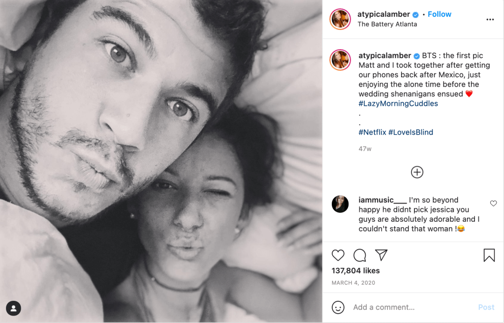 Are Amber Pike and Matthew Still Together? Love is Blind Update