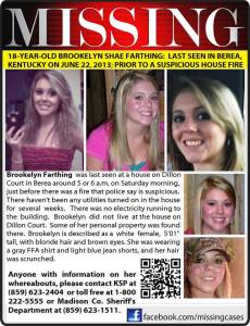 Brookelyn Farthing: Found or Missing? Is Brookelyn Farthing Dead or Alive?