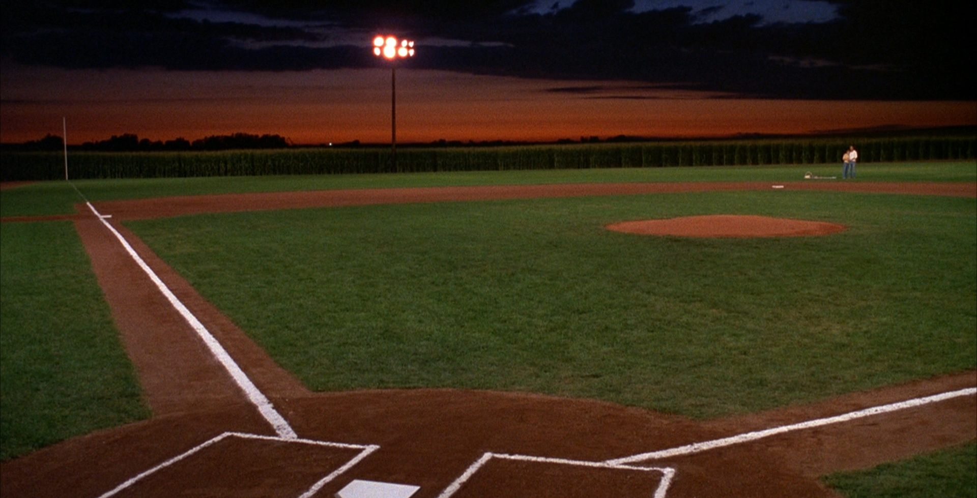 Is this heaven? No, it's the Iowa farm where “Field of Dreams” was