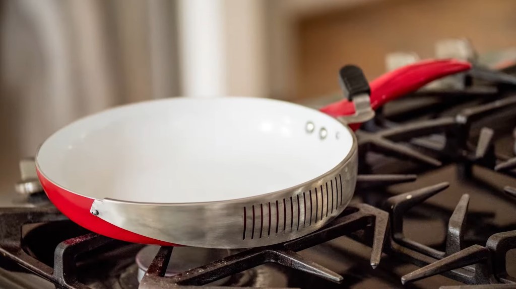 Handy Pan Frying Pan With Strainer Shark Tank Update Where Is Handy