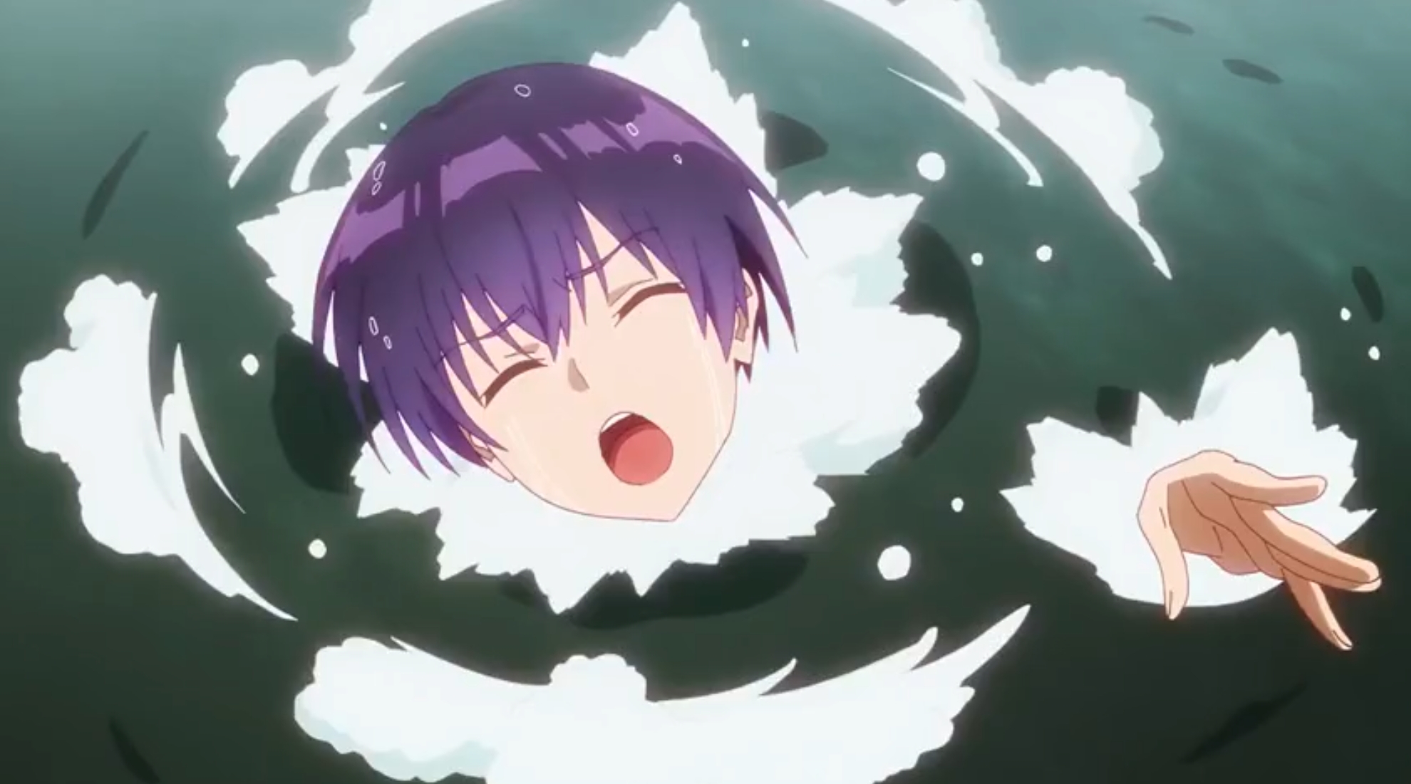 Shikimori save Izumi from drowning