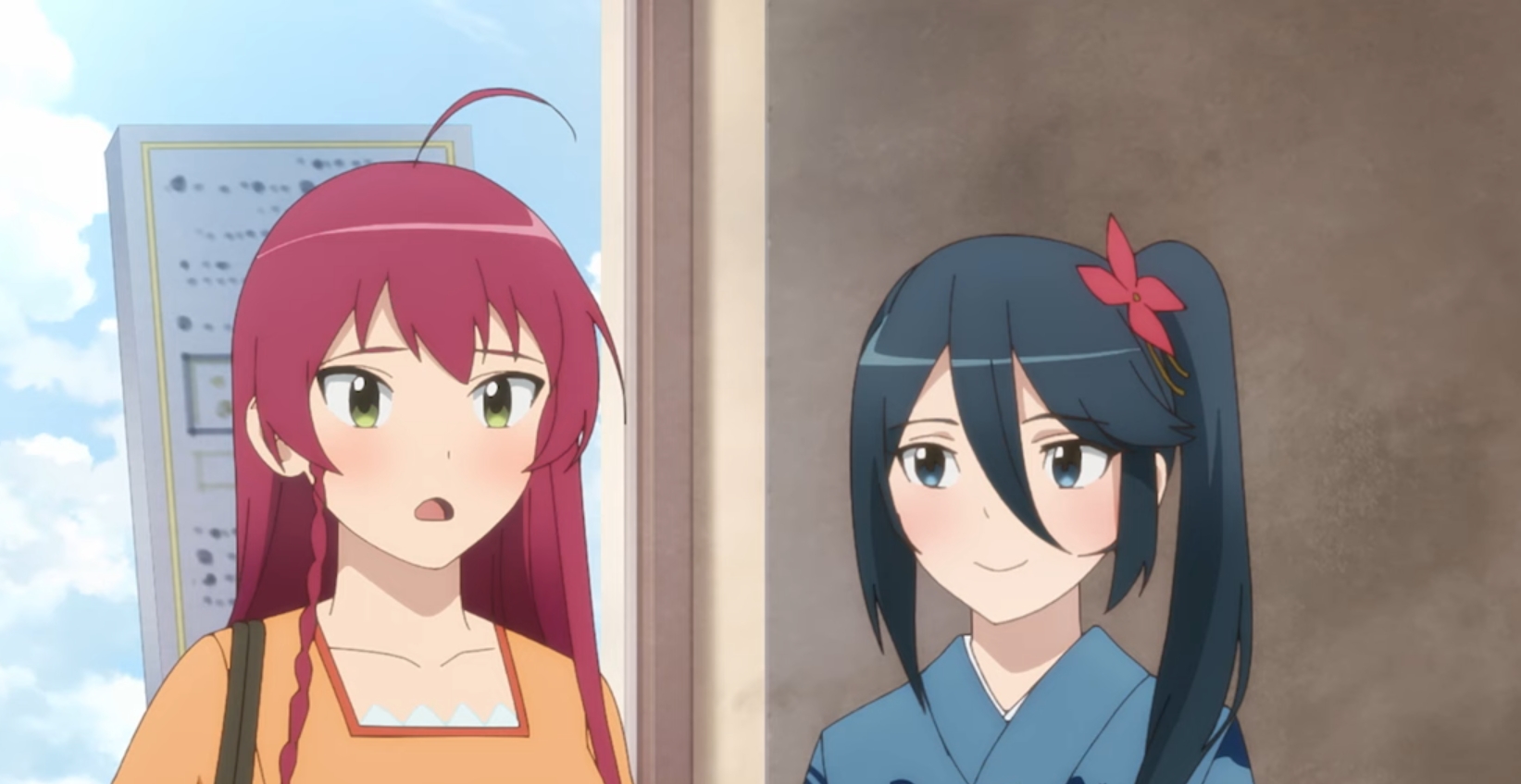 Emi sleeps at Maou's house  Hataraku Maou-sama!! season 2