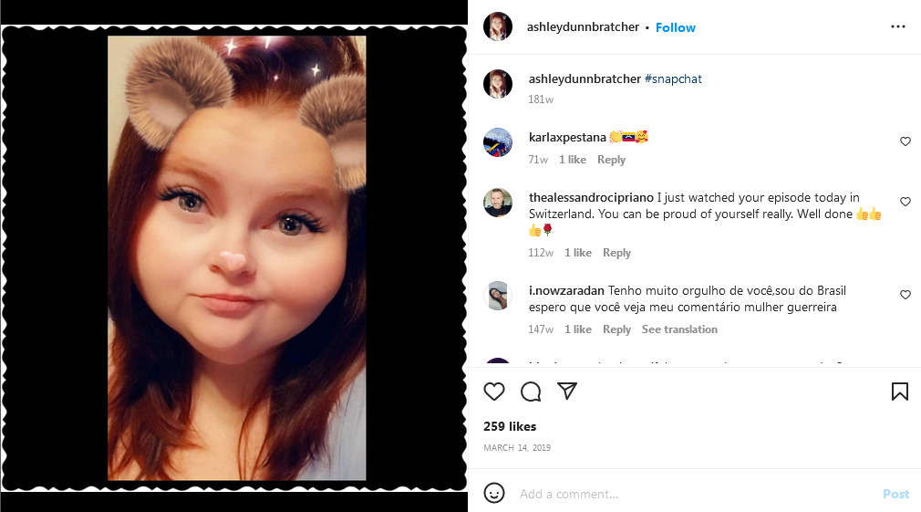 Ashley Dunn Bratcher Where is My 600 lb Life Star Today?