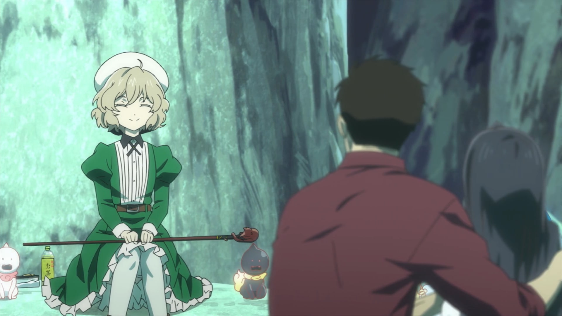Scene from In/Spectre Season 2 Episode 3 highlighting the Yuki-Onna's mysterious alibi