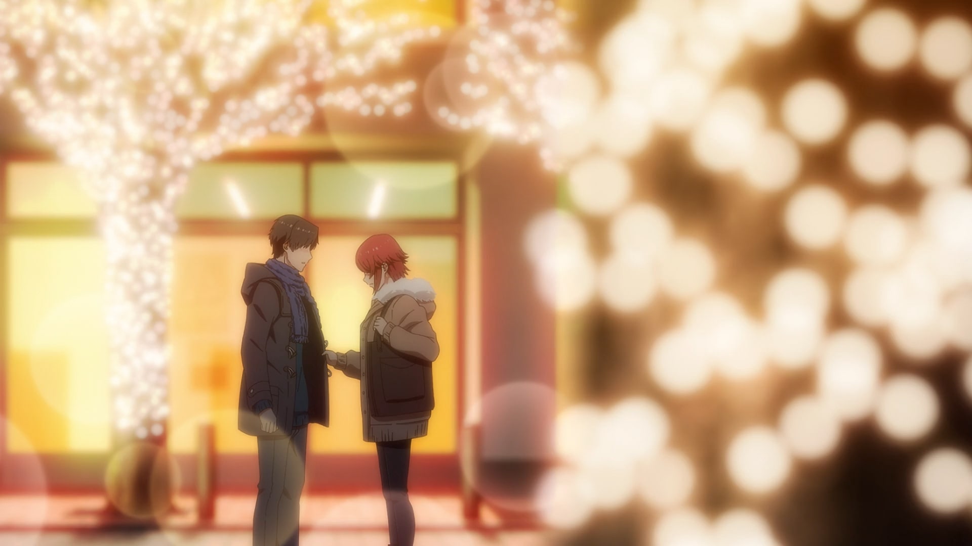 Anime Centre - Title: Tomo-chan wa Onnanoko! Episode 1 When Jun and Tomo  have a pretty much romantic aiaigasa scene while Tatsumi going through a  great ordeal with Gundou-san. 🤣 - Riniann