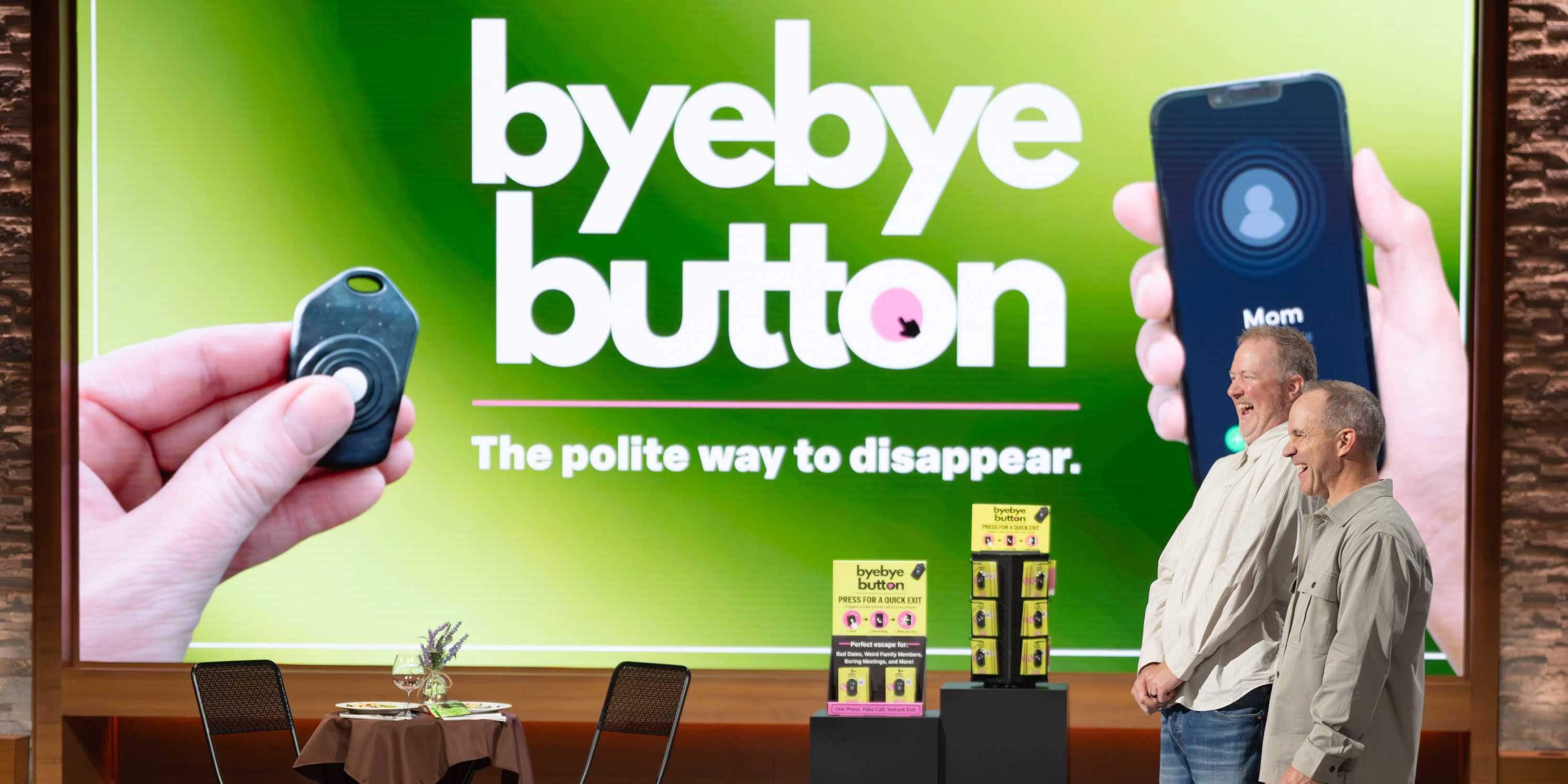 Bye Bye Button Shark Tank Update: A Discreet Solution For a Polite Exit